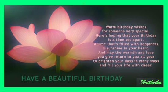 Beautiful Birthday Wishes
 10 Best Beautiful Birthday Wishes With