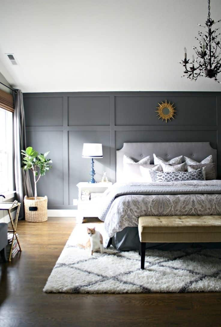 Bedroom Accent Wall Ideas
 Small master bedroom Here’s how to make the most of it