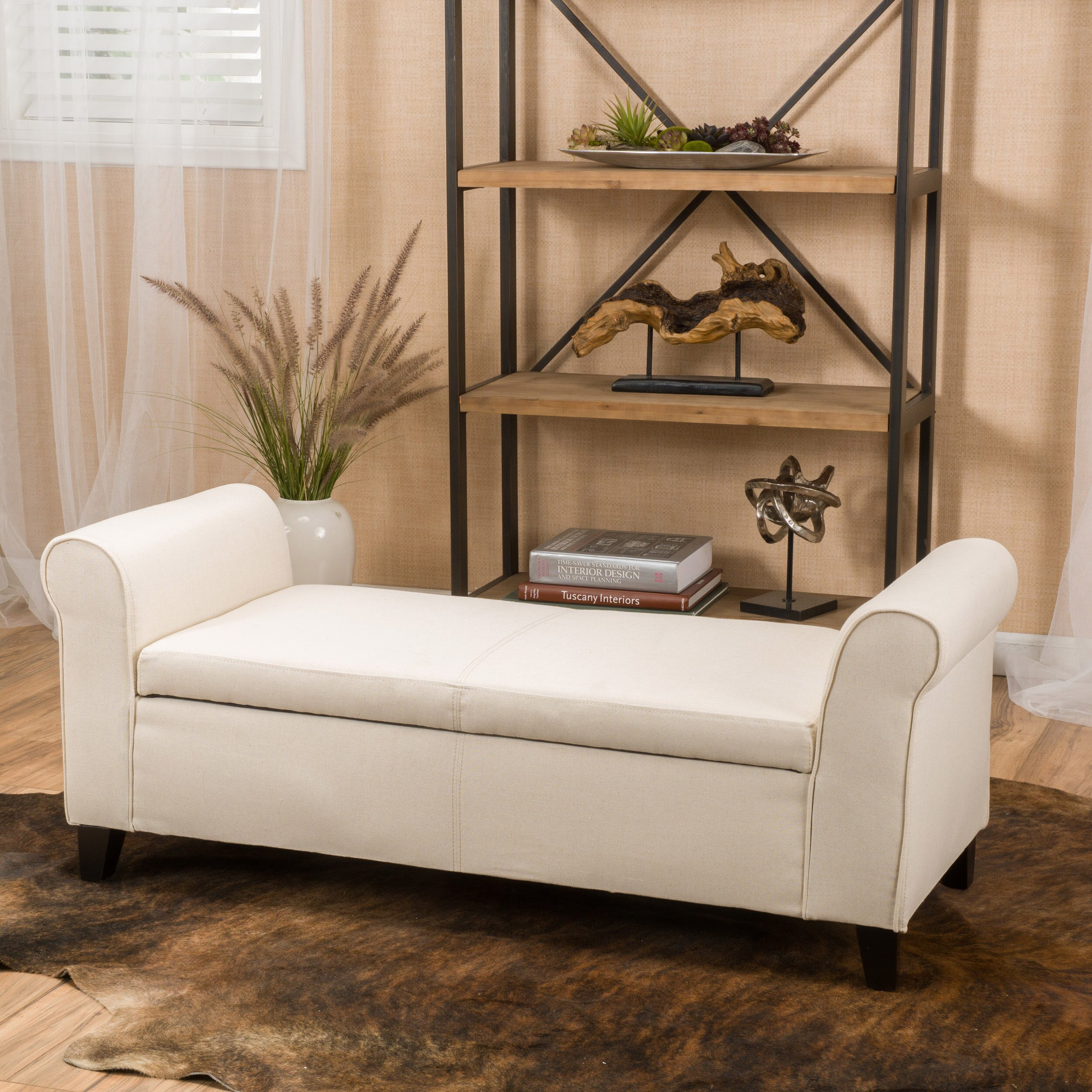 Bedroom Bench With Storage
 Alcott Hill Varian Upholstered Storage Bedroom Bench