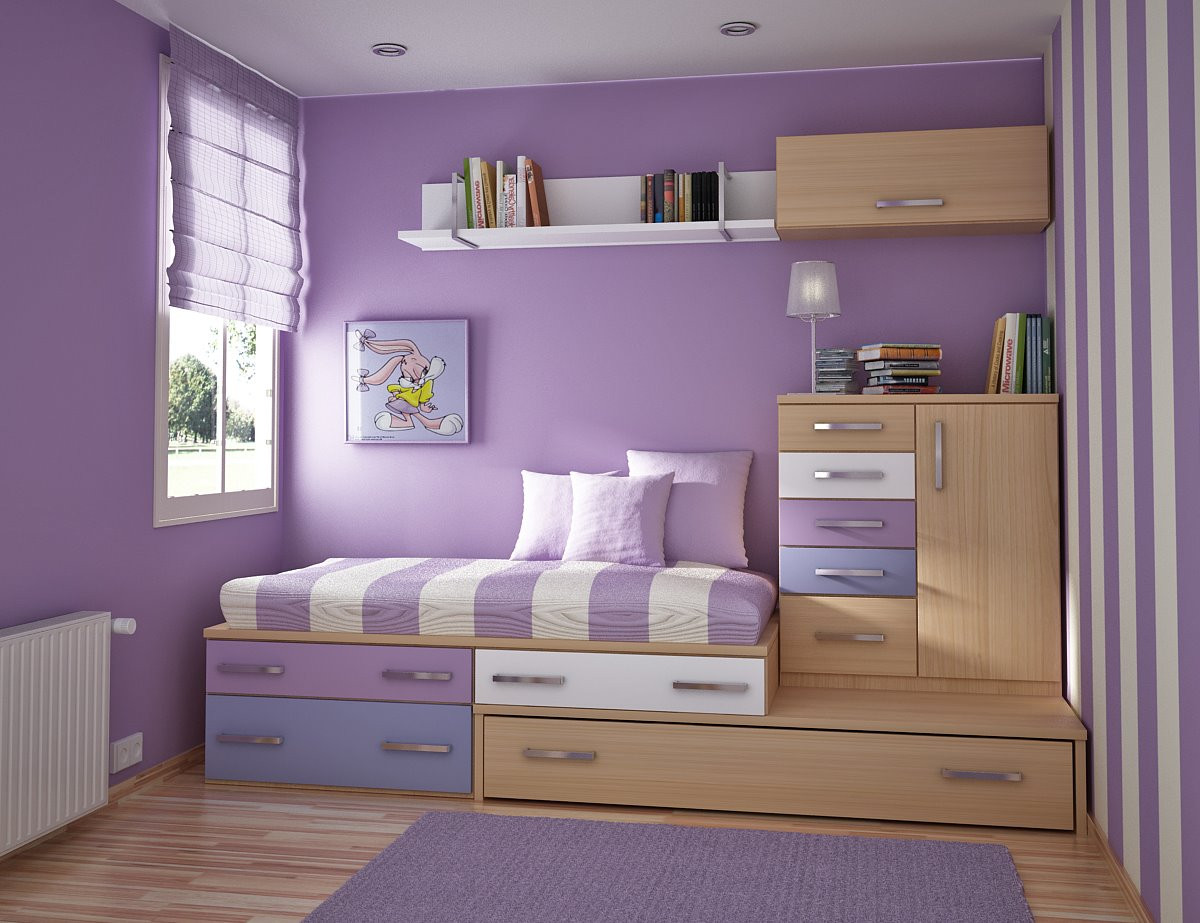 Bedroom Design For Small Space
 small kids rooms space saving