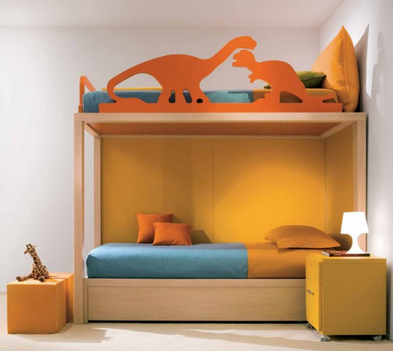 Bedroom Designs For Kids Children
 Cool and Ergonomic Bedroom Ideas for Two Children by