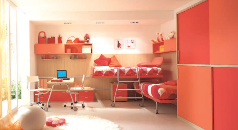 Bedroom Designs For Kids Children
 Cool and Ergonomic Bedroom Ideas for Two Children by