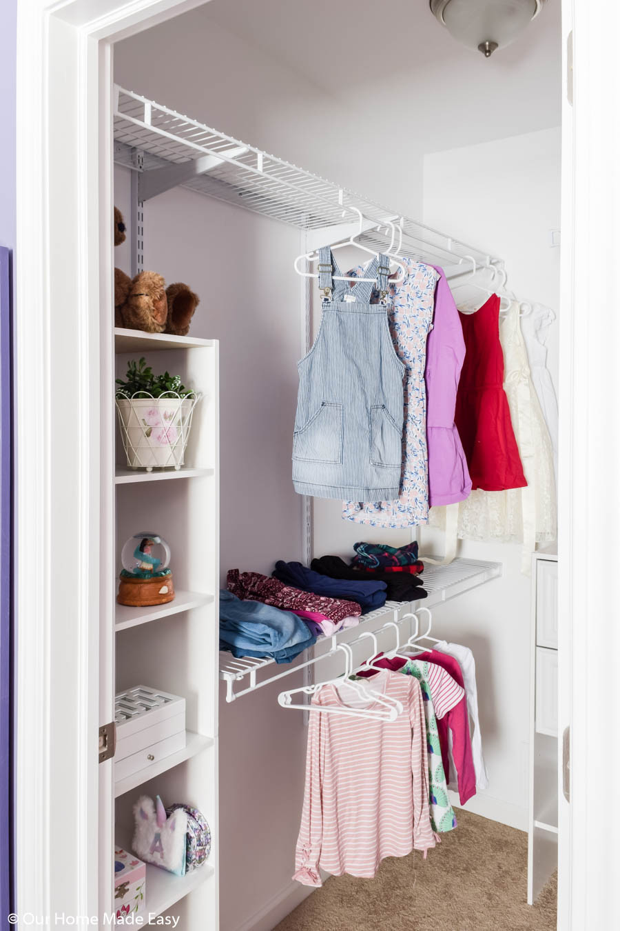 Bedroom Organization DIY
 DIY Small Bedroom Closet Organization Reveal – Our Home