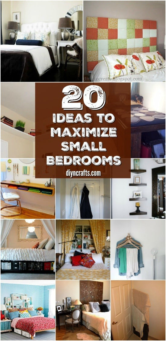 Bedroom Organization DIY
 20 Space Saving Ideas and Organizing Projects to Maximize