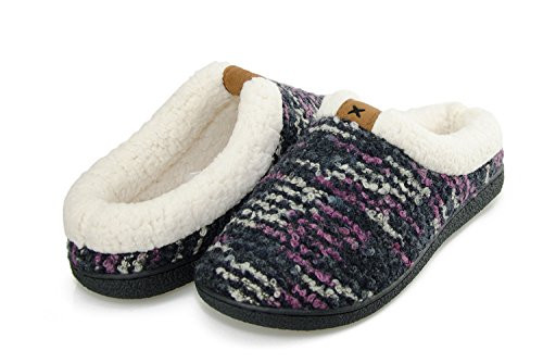 Bedroom Shoes For Womens
 Moxo Women s Wool Plush Fleece Lined Bedroom Slippers