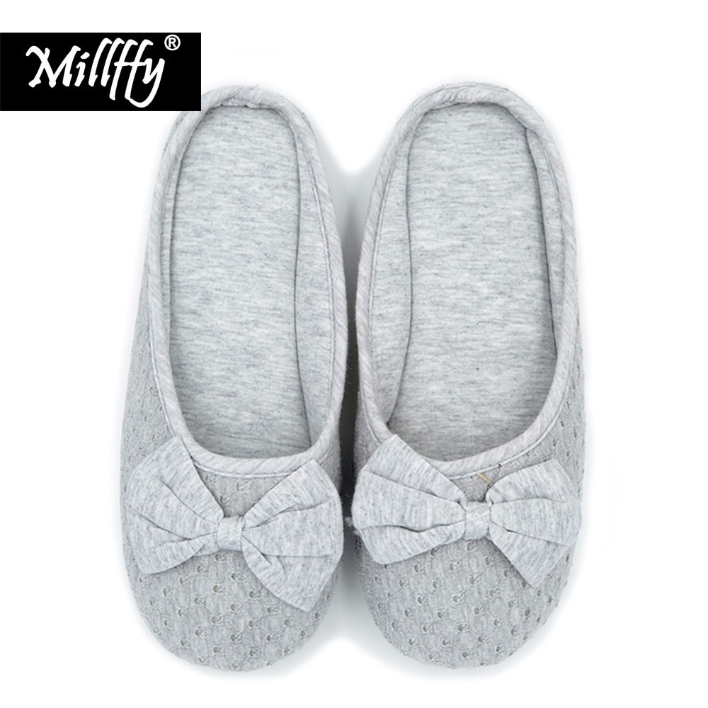 Bedroom Shoes For Womens
 Millffy knitted cotton slipper ballet flats ita shoes