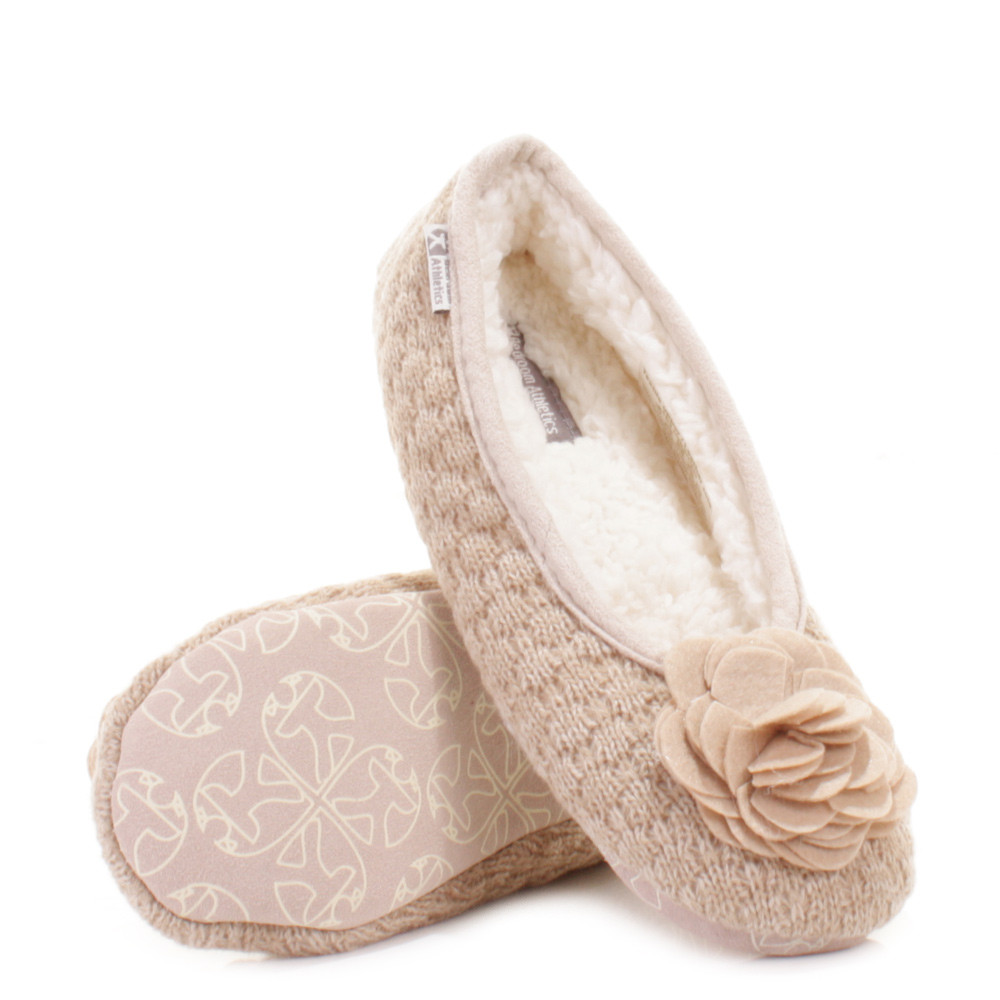Bedroom Shoes Womens
 WOMENS BEDROOM ATHLETICS CHARLIZE NATURAL FLEECE KNIT
