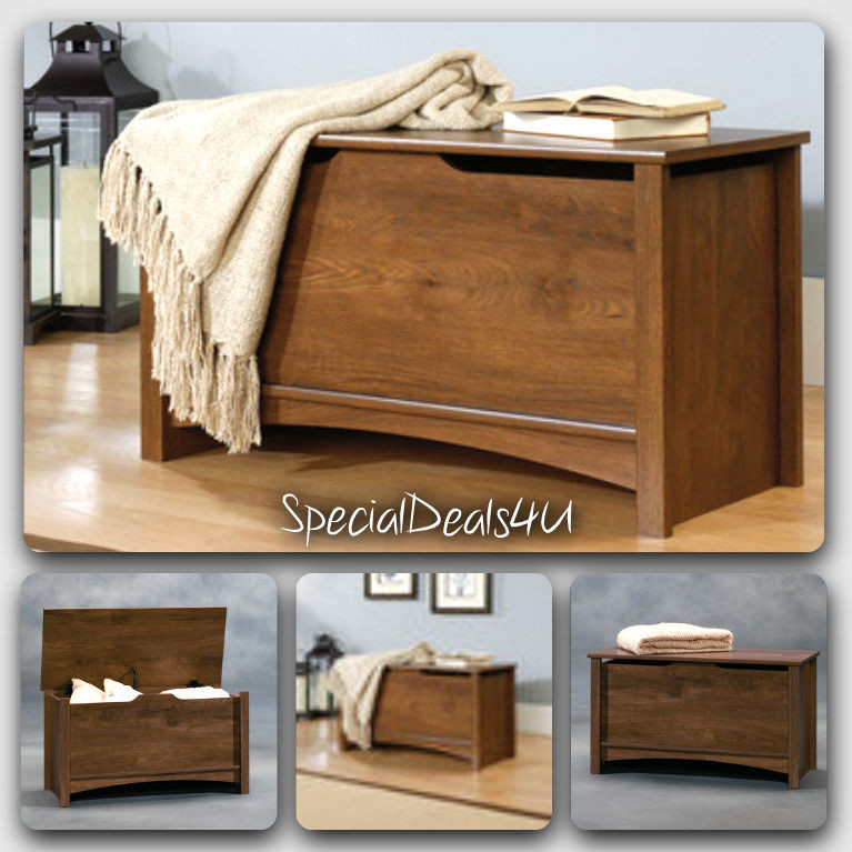 Bedroom Storage Chest Bench
 Wooden Storage Chest Trunk Oak Wood Bench Toy Box