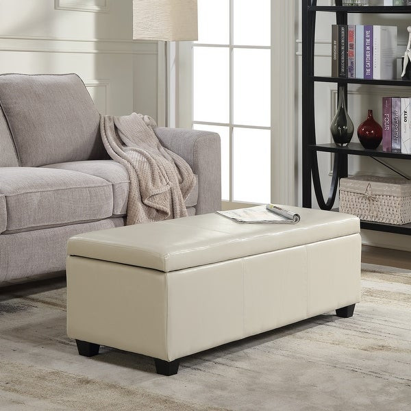 Bedroom Storage Ottoman
 Shop Belleze Modern Elegant Ottoman Storage Bench Living