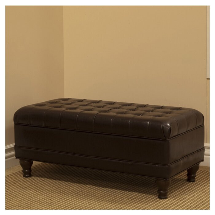 Bedroom Storage Ottoman
 HomePop Deluxe Tufted Bedroom Storage Ottoman & Reviews