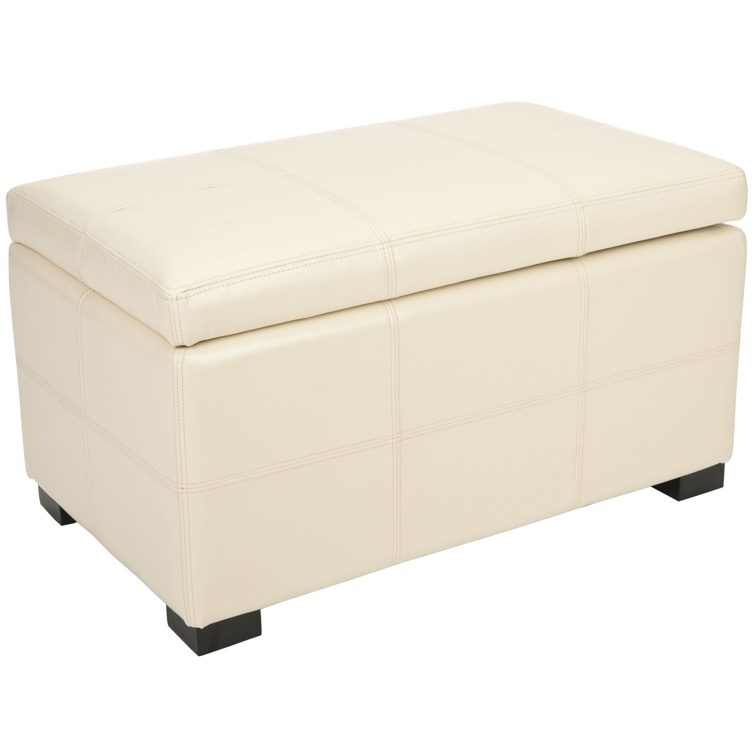 Bedroom Storage Ottoman
 Safavieh Lucas Leather Bedroom Storage Ottoman & Reviews