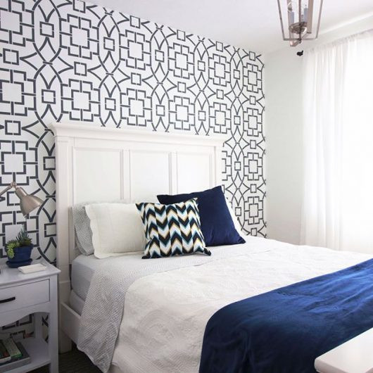 Bedroom Wall Stencils
 Decorate Your Boring Walls With A Stencil Stencil Stories