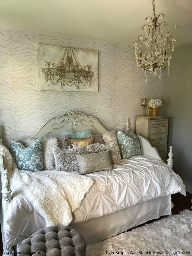 Bedroom Wall Stencils
 18 Unbelievable Bedroom Wall Stencils that Will Leave You