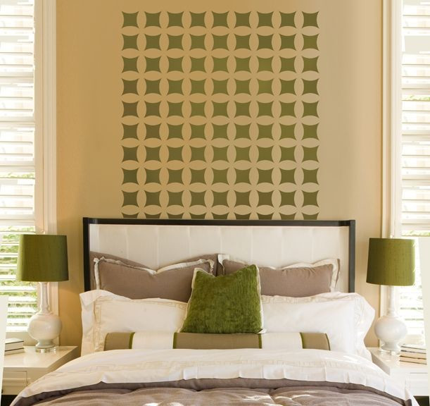 Bedroom Wall Stencils
 Home Decor Wall Stencils Contemporary Bedroom New