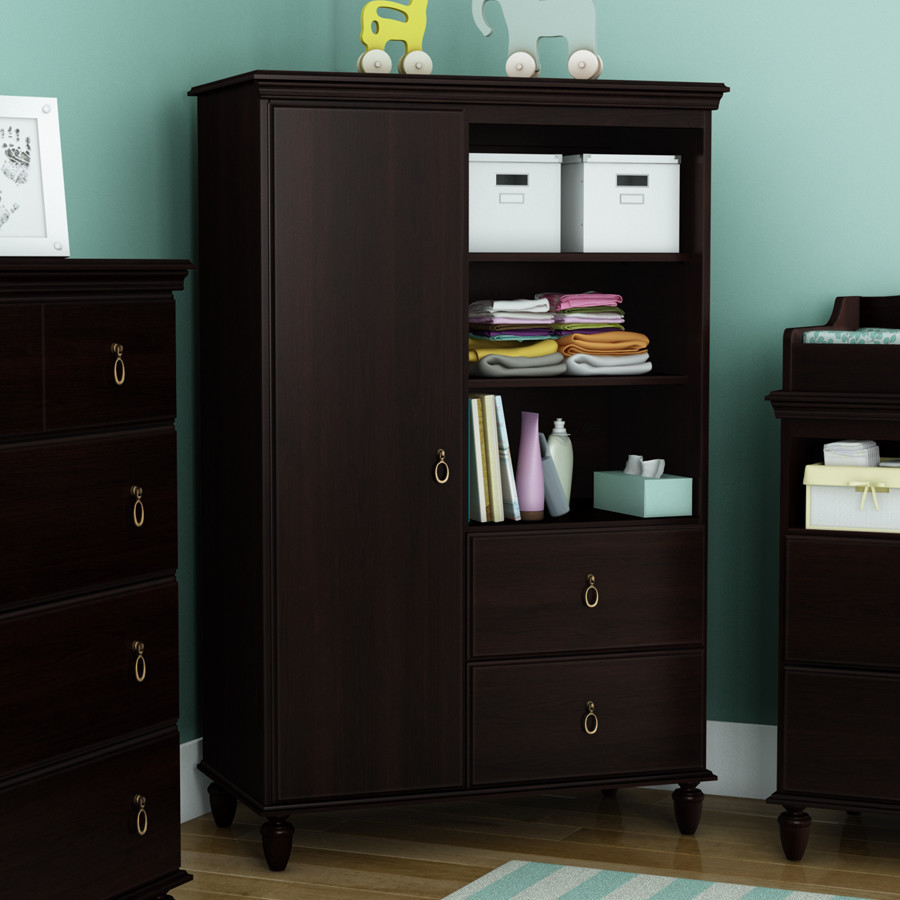 Bedroom Wardrobe Cabinet
 Kids Armoire Wardrobe Bedroom Storage Cabinets Wood