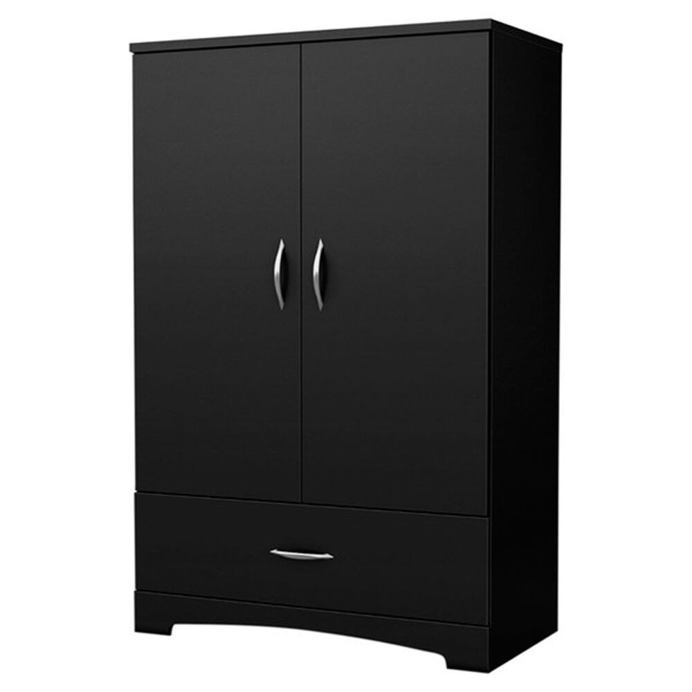 Bedroom Wardrobe Cabinet
 Armoire Wardrobe Storage Black Closet Bedroom Furniture