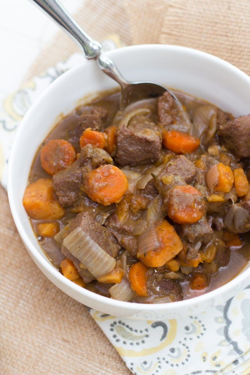 Beef And Sweet Potato Stew
 Sweet Potato Beef Stew Back to Her Roots