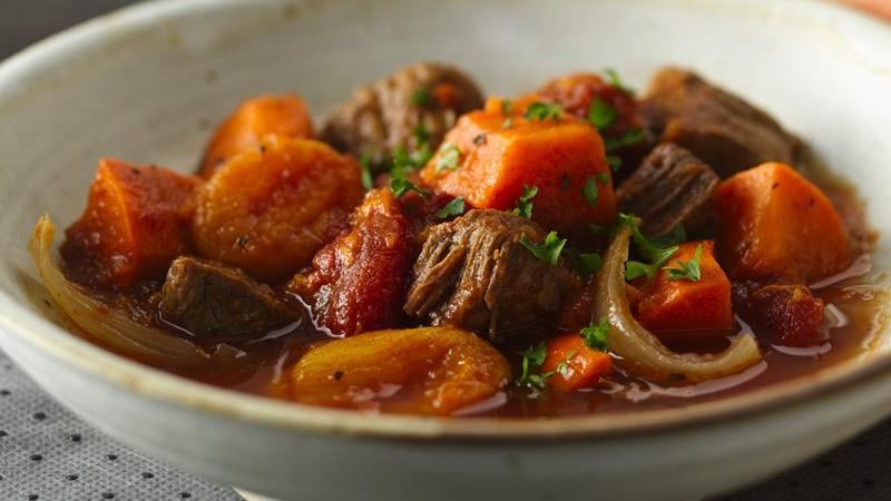 Beef And Sweet Potato Stew
 Slow Cooker Colombian Beef and Sweet Potato Stew recipe