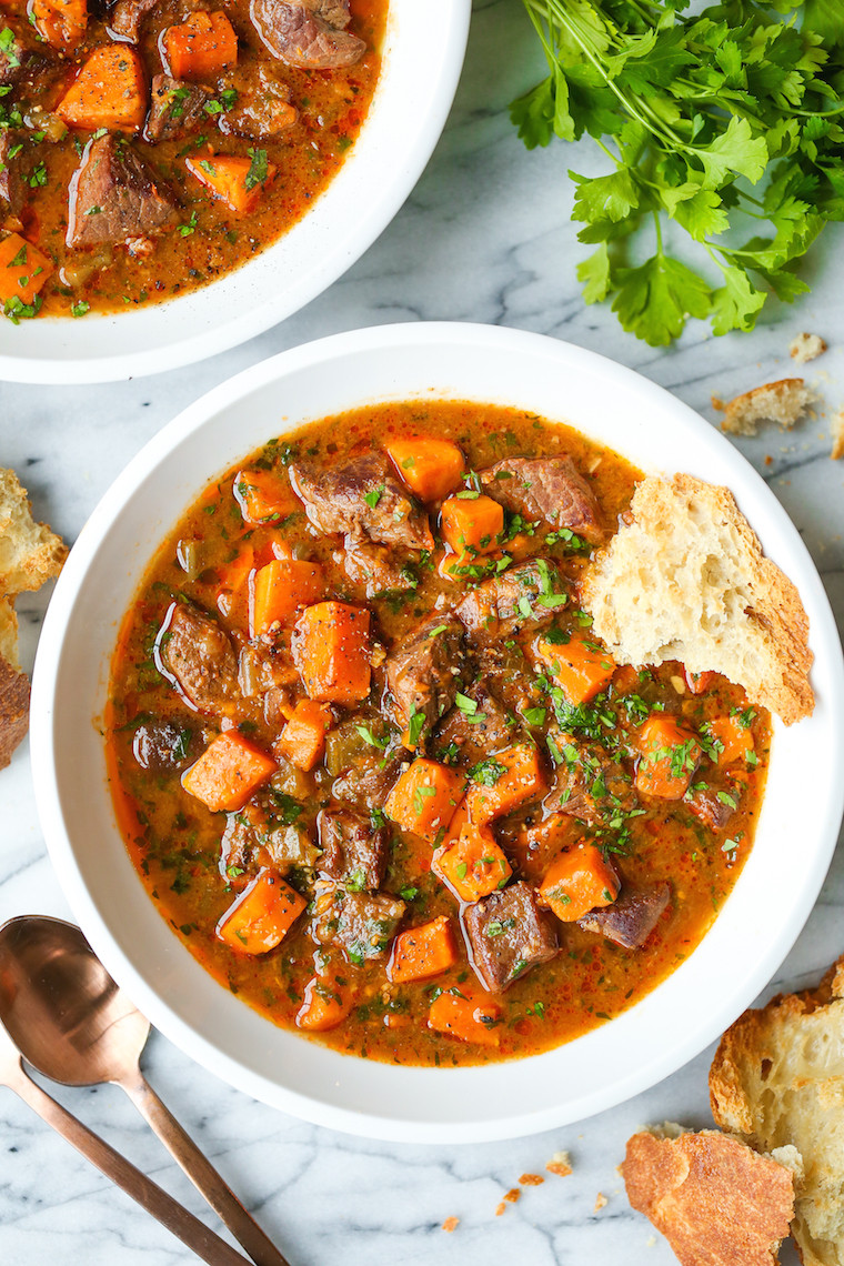 Beef And Sweet Potato Stew
 Sweet Potato Beef Stew Damn Delicious