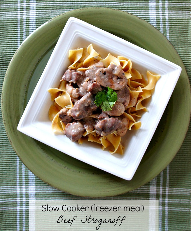 Beef Stroganoff Freezer Meal
 Slow Cooker Beef Stroganoff Freezer Meal 365 Days of