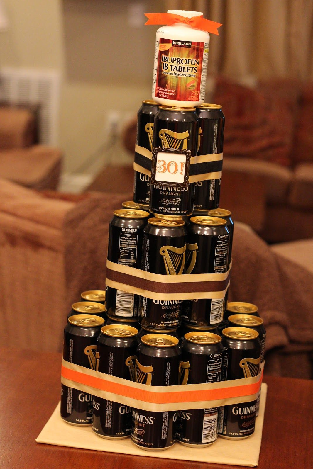 Beer Birthday Gifts
 Beer cake ch a good idea