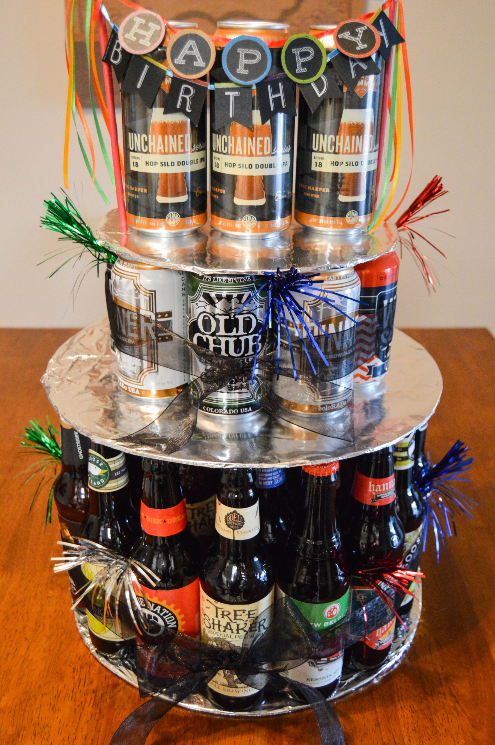 Beer Birthday Gifts
 How to Make a Beer Bottle or Can Birthday Cake