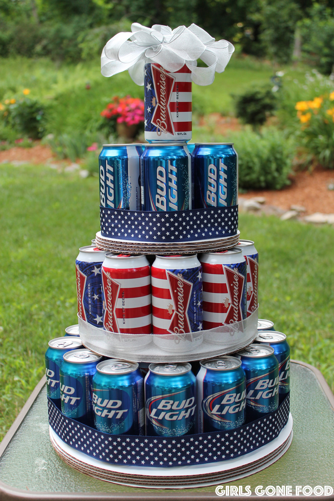 Beer Can Birthday Cake
 girlsgonefood Beer Cake