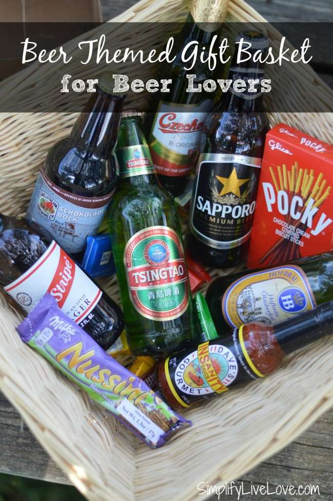 Beer Gift Basket Ideas
 Beer Themed Gift Basket for Beer Lovers