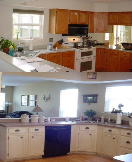 Before And After Kitchen Cabinets
 Kitchen trends Painting Kitchen Cabinets Before And After