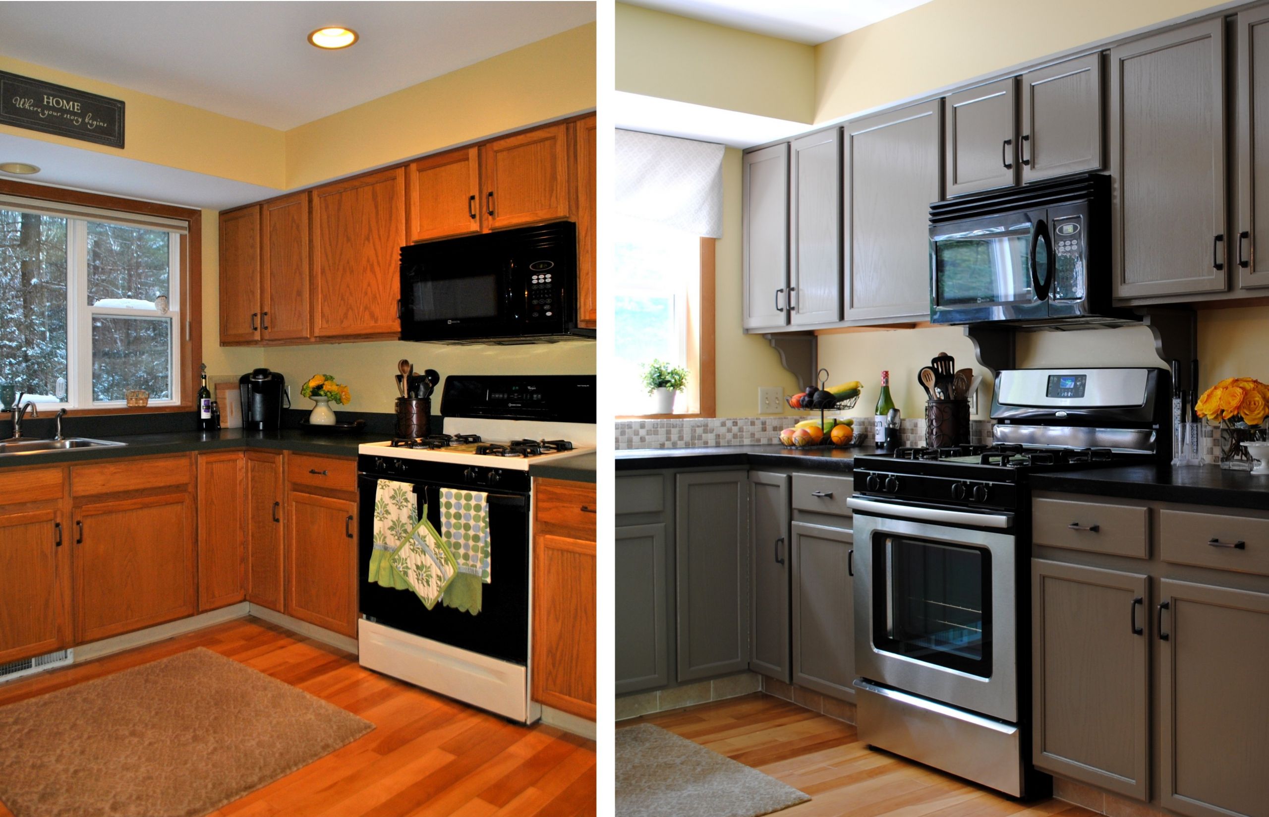 Before And After Kitchen Cabinets
 How to Redoing Kitchen Cabinets TheyDesign