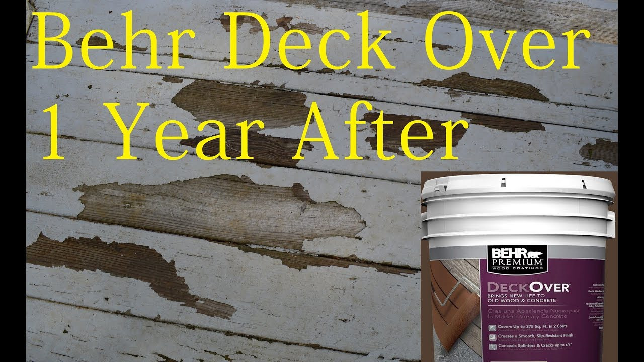 Behr Deck Paint Reviews
 Behr Deck Over Paint Review after 1 Year