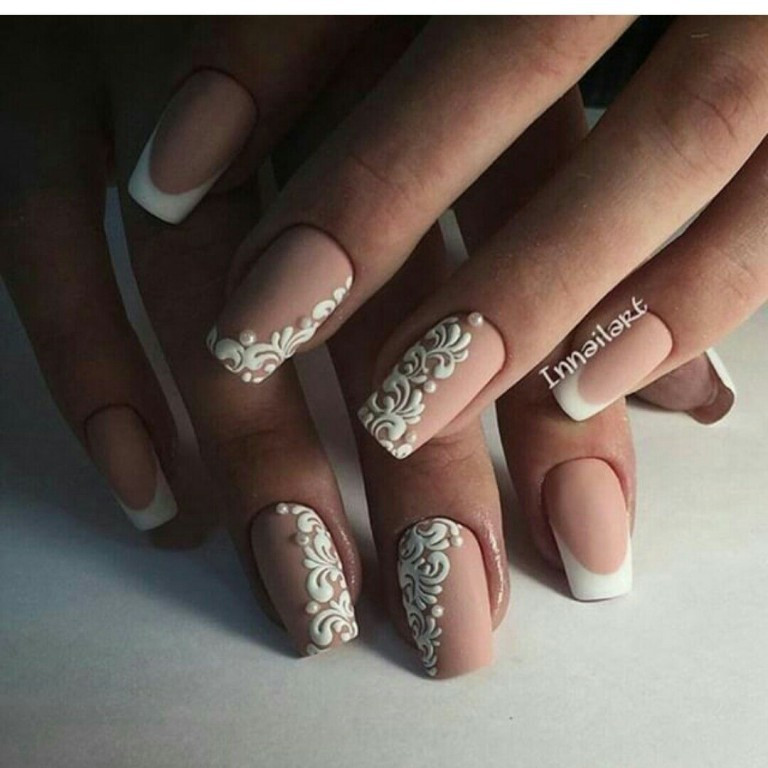 Beige Nail Designs
 50 Stylish Beige Nail Art Ideas