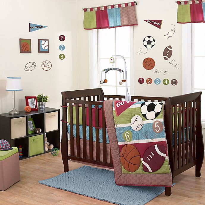 Belle Baby Bedding And Decor
 Belle Sports Star Crib Bedding Collection