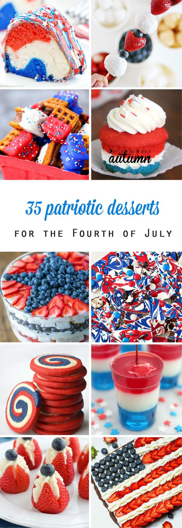 Best 4Th Of July Desserts
 868 best images about 4th of July Food on Pinterest
