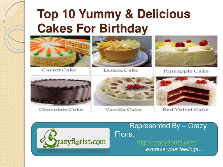 Best Birthday Cake Flavors
 Top 10 Cake Flavor For Birthday Wedding Anniversary