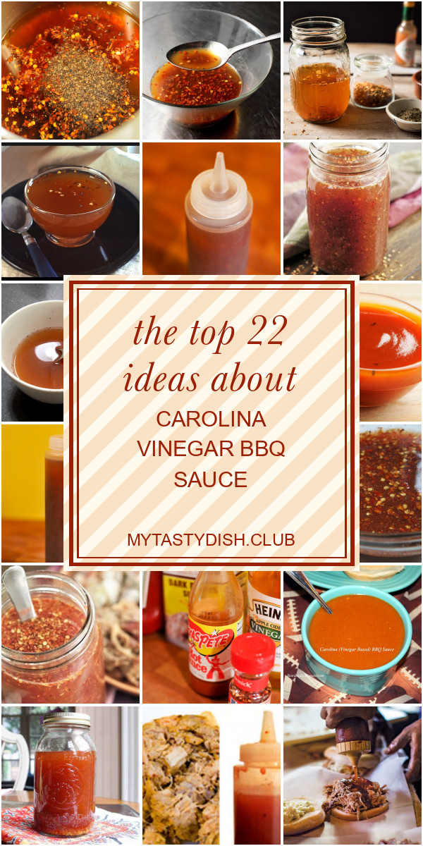 Best Carolina Vinegar Bbq Sauce Recipe
 The top 22 Ideas About Carolina Vinegar Bbq Sauce Best