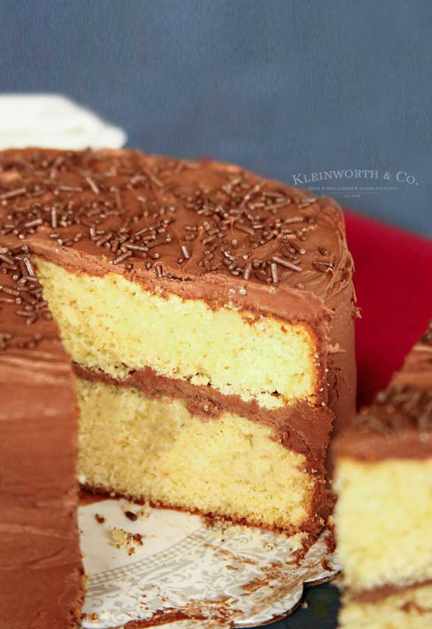 Best Chocolate Frosting For Yellow Cake
 Best Yellow Cake Recipe Kleinworth & Co