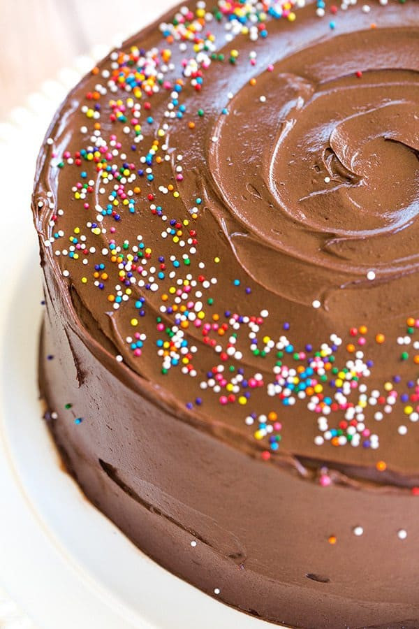 Best Chocolate Frosting For Yellow Cake
 Yellow Cake with Chocolate Frosting