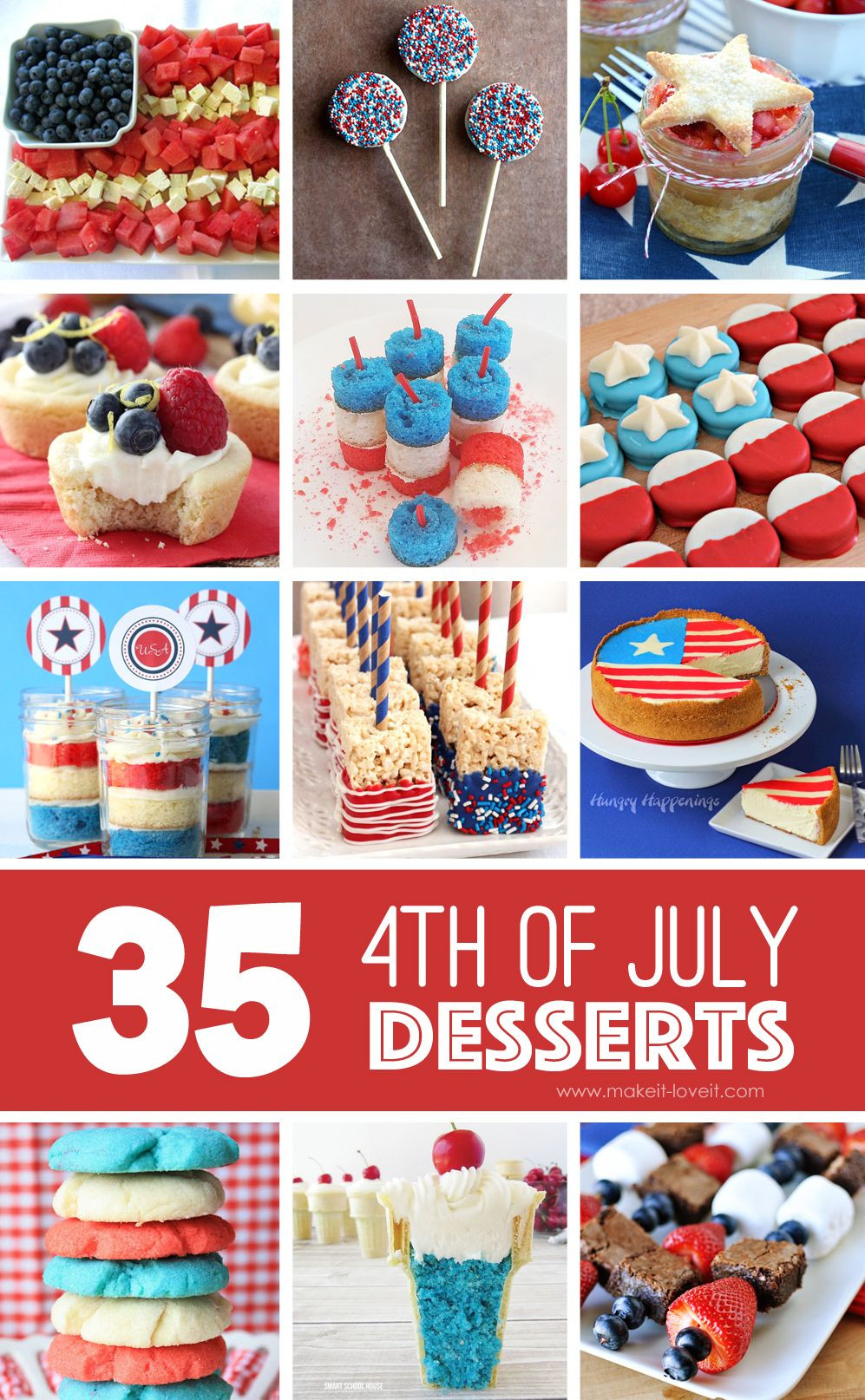 Best Fourth Of July Desserts
 35 of THE BEST 4th of July Dessert Ideas
