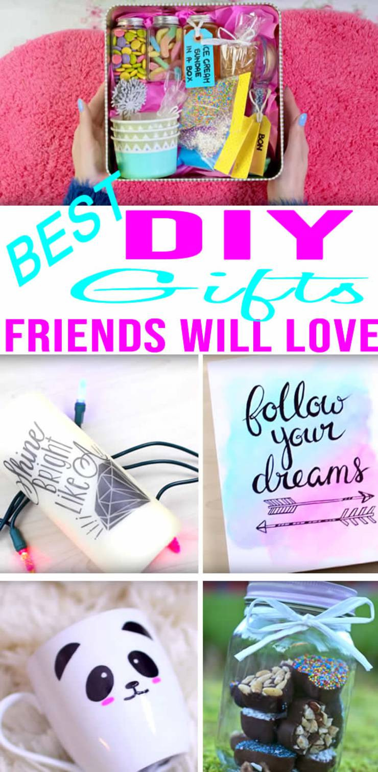 Best Friend Christmas Gift Ideas
 BEST DIY Gifts For Friends EASY & CHEAP Gift Ideas To