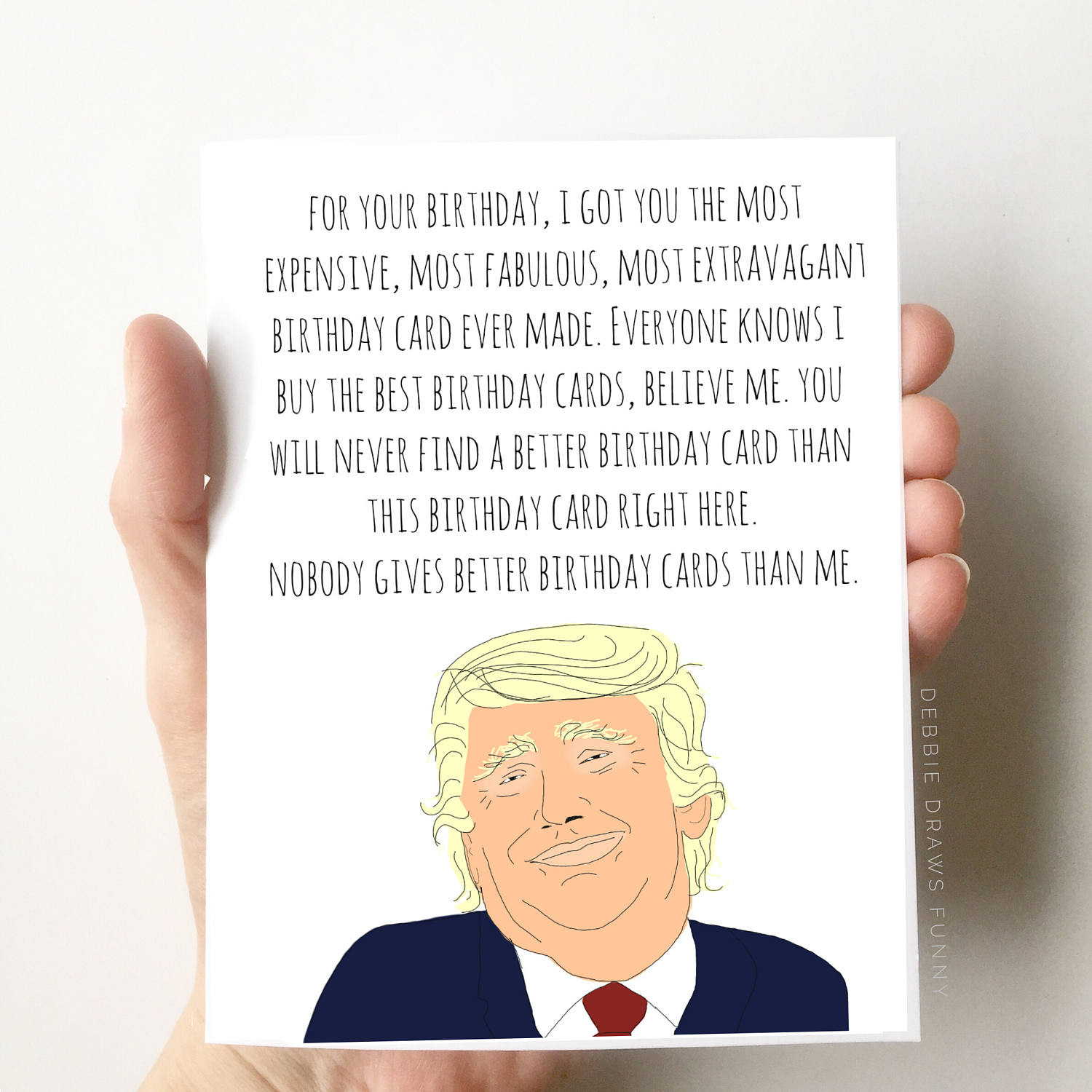 Best Funny Birthday Cards
 Donald Trump Birthday Card Funny Birthday Card Boyfriend