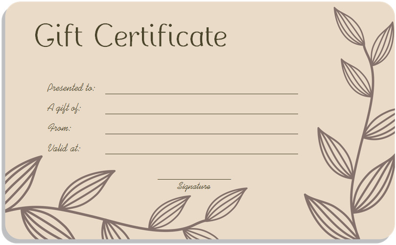 Best Gift Certificate Ideas
 Gift Certificate Template Google Docs – planner template free