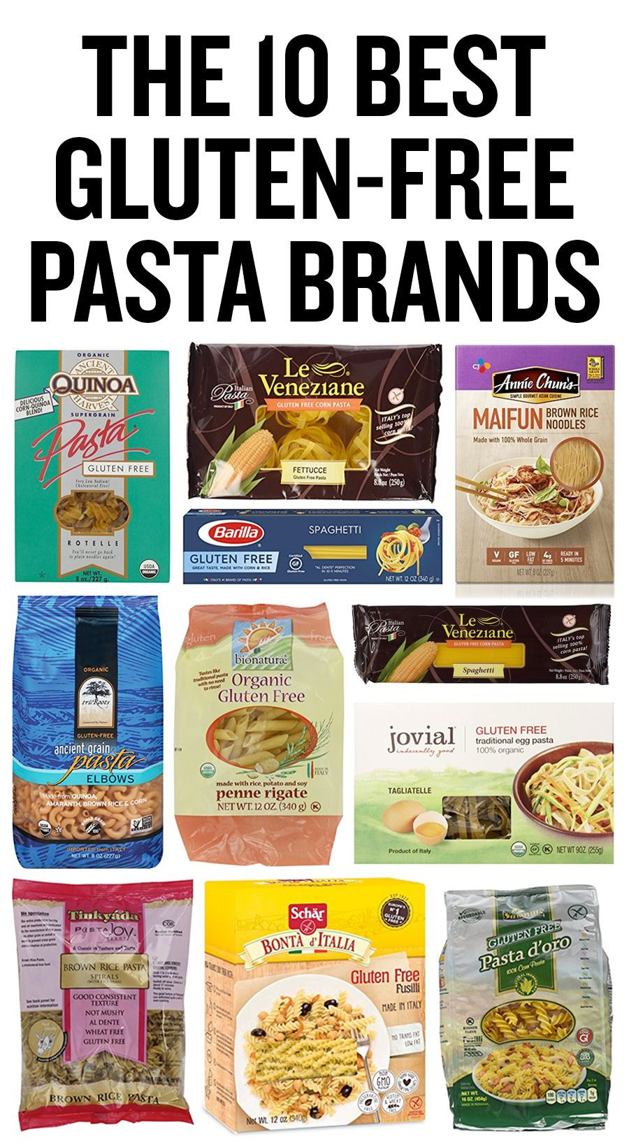 Best Gluten Free Noodles
 10 Best Gluten Free Pasta Brands 2020