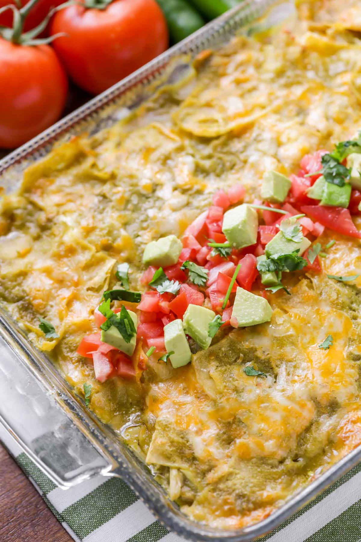 Best Green Chile Chicken Enchilada Casserole Recipe
 Green Chicken Enchilada Casserole Recipe VIDEO