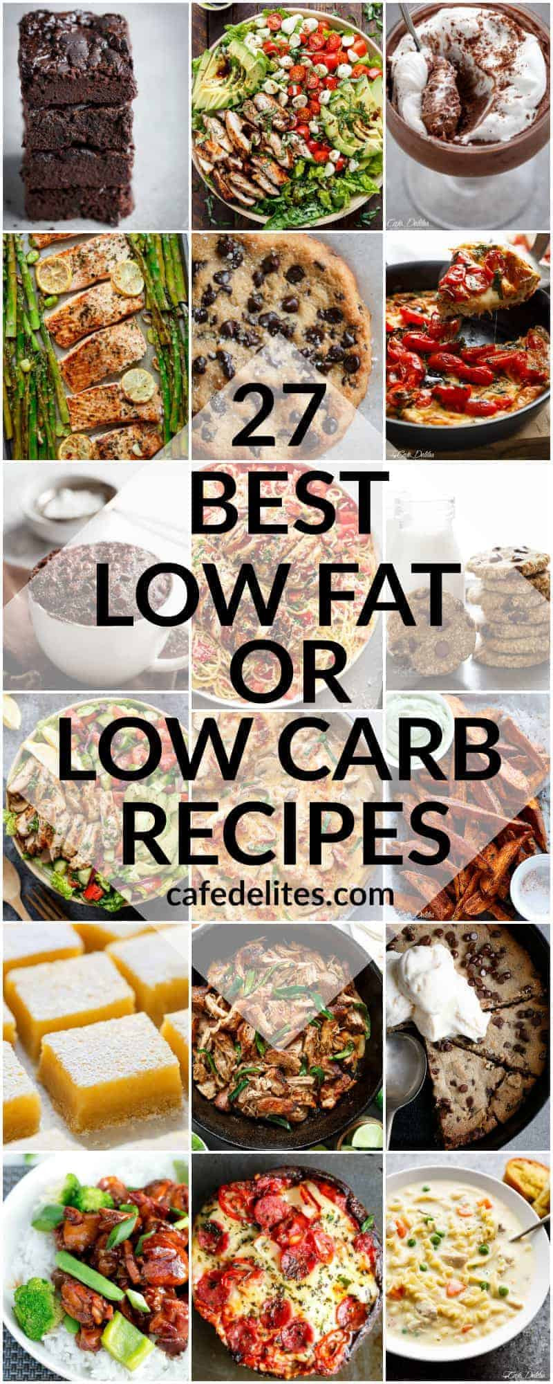 Best Low Fat Recipes
 27 BEST LOW FAT & LOW CARB RECIPES FOR 2017 Cafe Delites