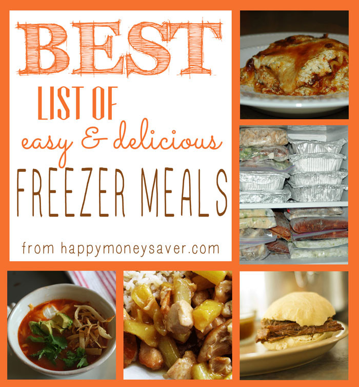 Best Make Ahead Dinners
 Make Ahead Freezer Meals for a month
