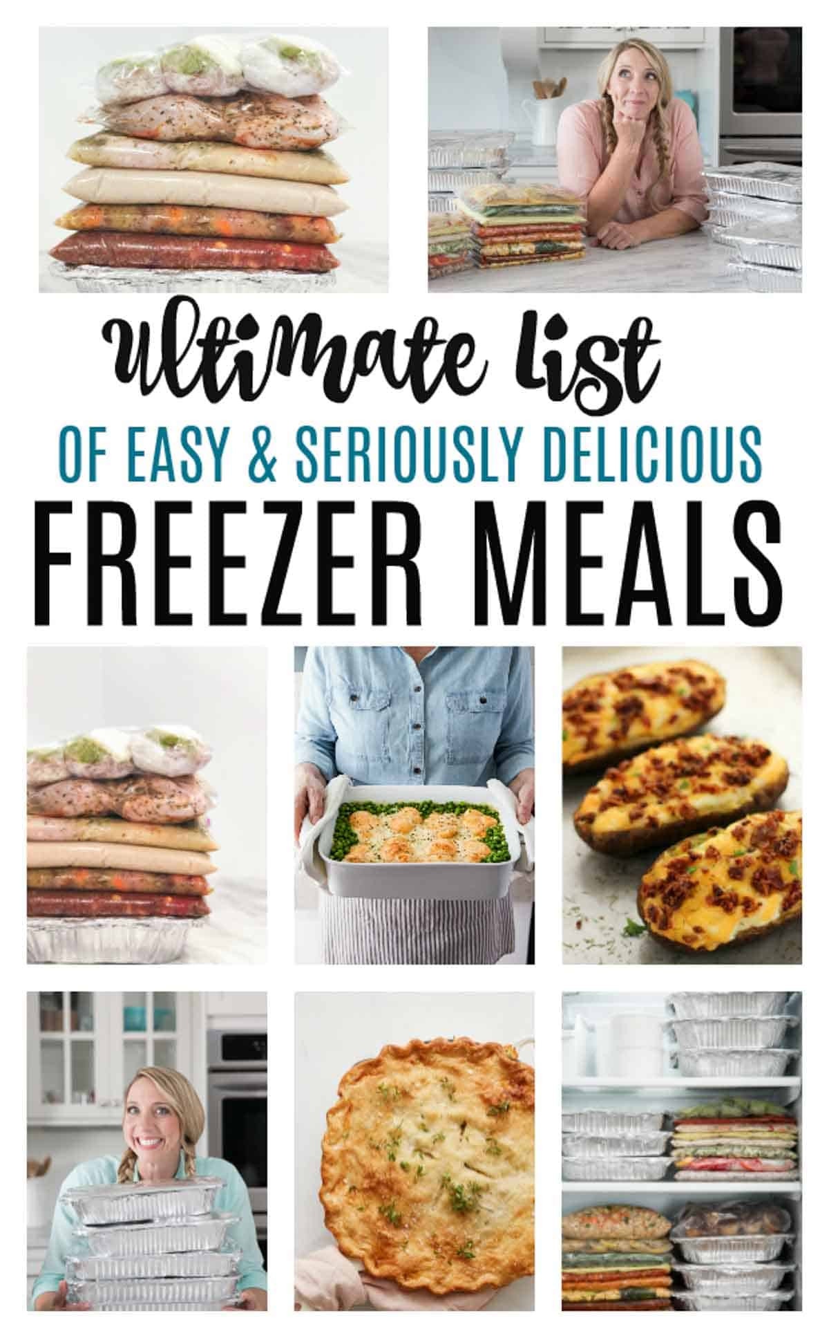 Best Make Ahead Dinners
 Make Ahead Freezer Meals for a month