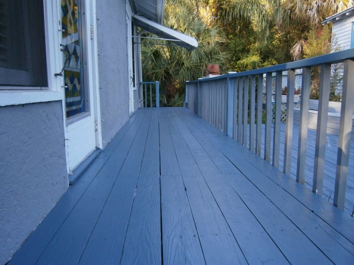 Best Paint For Old Deck
 How to Refinish and Paint an Old Wooden Porch and Deck