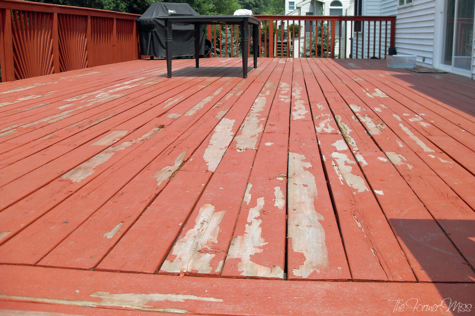 Best Paint For Old Deck Lovely A Deck Makeover Part 2 The Former Miss Of Best Paint For Old Deck 