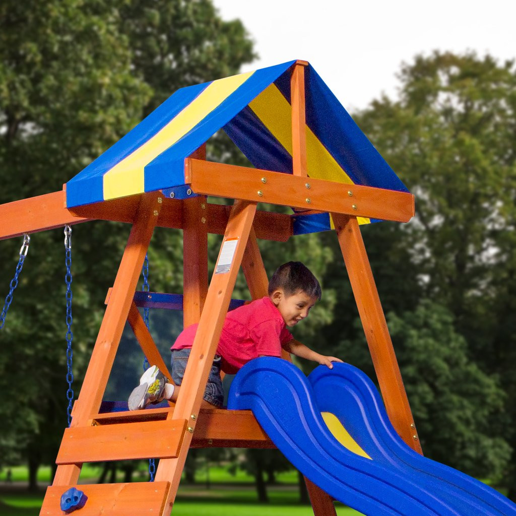 Best Playset For Backyard
 Dayton Wooden Swing Set Playsets